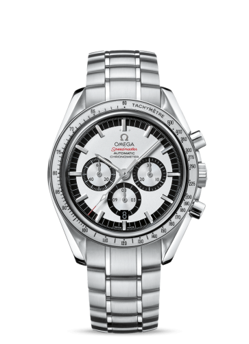 Omega Speedmaster Michael Schumacher Stainless Steel / Silver / Bracelet / The Legend Silver
